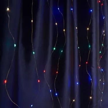 Гирлянда занавес LED мультиколор 3х3м USB