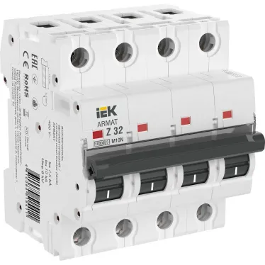 ARMAT Выключатель автоматический четырехполюсный M10N Z 32А