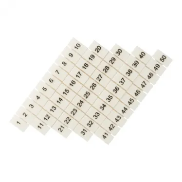 Маркеры для JXB-ST 4 с нумерацией 1-50 (100 шт.) PR Oxima