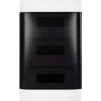 Practibox S Пластиковый щиток Встраиваемый (ЩРв-П) 3X12 Дымчатая дверь