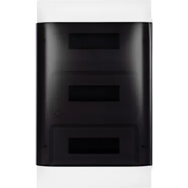 Practibox S Пластиковый щиток Встраиваемый (ЩРв-П) 3X12 Дымчатая дверь