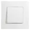 Выключатель одноклавишный, белый винтовые зажимы 10АХ
