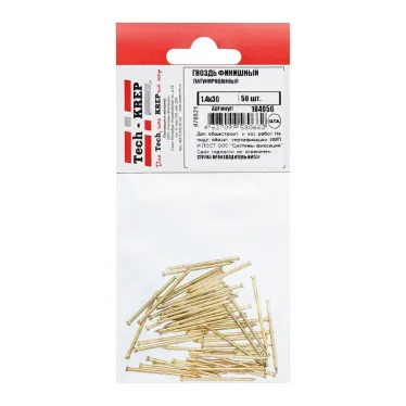 Гвоздь финишный 1.4х30 латунированный (50шт)