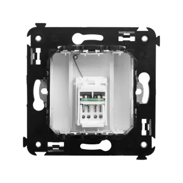 Avanti Розетка RJ-45 в стену, 5e одинарная, ''Белое облако''