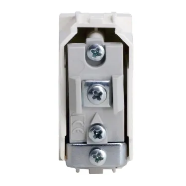 BRAVA Розетка телевизионная TV проходная без согласующего сопротивления белая