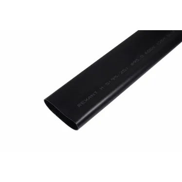 Термоусаживаемая трубка клеевая 95,0 29,0 мм, (3-4-1) черная, упак 2 шт. по 1 м, REXANT