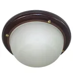 Светильник Самарканд 1101 Круг большой НПП 03-100-009 IP65 матовый корпус дер. венге ИУ