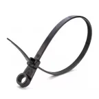 Стяжка кабельная под винт 3,6х200 черная 100 штук