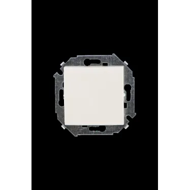 Выключатель одноклавишный, 16А 250В винтовой зажим, слоновая кость