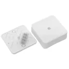 Коробка разветвительная КМР-030-030кг наружная (75х75х25) белая с клеммником PROxima