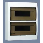 Щит распределительный навесной ЩРн-П-24 IP41 пластиковый прозрачная дверь