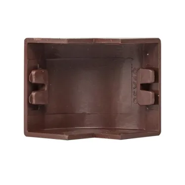 Угол внешний (25х16) (4 шт) Plast под темное дерево