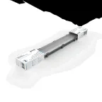 Светильник под светодиодную лампу ДСП 2хG13 AC 220В IP65 665х85х55мм Пластик сквозная проводка для лампы 600мм LITE Gauss