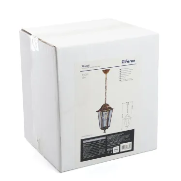 Светильник НСУ-100w цепь Е27 IP44 черный/золото