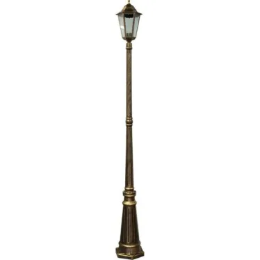 Светильник НТУ-100w столб-2.1м Е27 IP44 черное золото