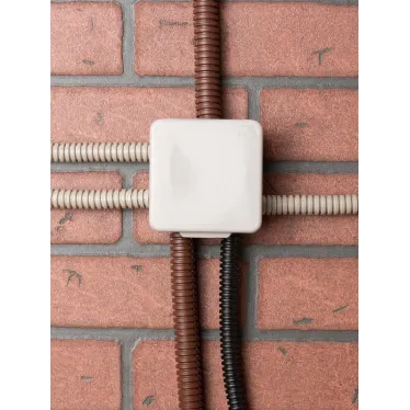 Коробка распределительная KMP-030-035 с крышкой (100х100х50) для прямого монтажа без мембр. вводов серая IP54 EKF