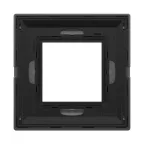 Рамка из металла, ''Avanti'', графитовая, 2 модуля