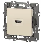 Розетка HDMI, Эра Elegance, сл.кость, 14-3114-02