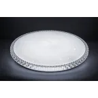 Светильник светодиодный ДБО-36w круглый матовый с эффектом Звездного неба регулировкой цветовой температуры 3000-6500К светового потока max 2900Лм и режима освещенности с пультом управления и таймером выключения