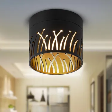 Светильник настенно-потолочный спот OL54 BK под лампу GX53 черный IP20