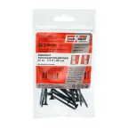 Саморез гипсокартон/металл 3,5х45 черный (22шт) - пакет