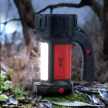 Фонарь светодиодный PA-607 прожектор аккумуляторный 8 Вт, литий, поворотная ручка, Альфа