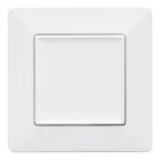 Valena LIFE Лицевая панель для выключателей одноклавишных Белая
