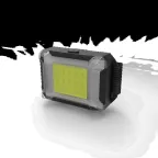 Фонарь светодиодный налобный 3 Вт 180 лм Черный IP33 на батарейках 3xААА GFL Gauss