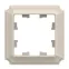 ATLASDESIGN ANTIQUE 1-постовая рамка, БЕЖЕВЫЙ