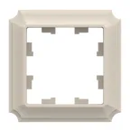 ATLASDESIGN ANTIQUE 1-постовая рамка, БЕЖЕВЫЙ