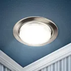 Светильник встраиваемый KL35 SN /1 (к) под лампу Gx53 220V 13W сатин никель (80/1680)