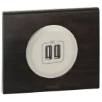 Celiane Панель лицевая розетки USB титан