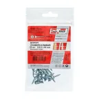 Шуруп универсальный 3,5х16 потайная головка, остроконечный, оцинкованный (30шт) - пакет