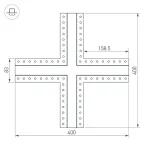 Крестовина SL-LINIA32-FANTOM (ARL, Металл)