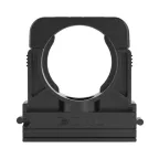 Держатель с крышкой DN 23мм полиамид черный