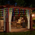 ENOB-2M Гирлянда LED Бахрома 2м*1м мультиколор, 24V, IP44 (80/960) необходим трансформатор Б0041911 приобретается отдельно