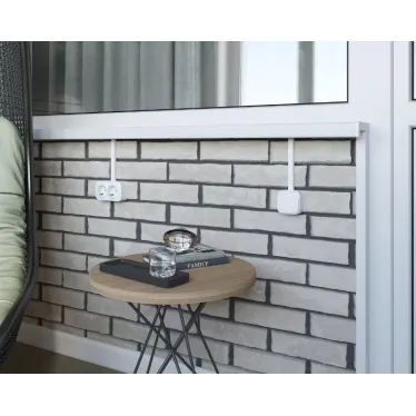 Quteo Переключатель одноклавишный наружный белый 10А