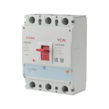 Выключатель автоматический YON MGS800 3P 640-800A 60kA