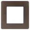 Рамка для розеток и выключателей Серия 12 12-5101-13 на 1 пост, Сатин, бронза