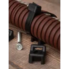 Площадка под хомуты (22x16) с монтажным отверстиемМ4 чёрная (100шт.) PROxima