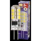 Лампа светодиодная LED 3Вт G4 200Лм теплый 220V/50Hz