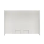 Заглушка (100х40) (2 шт) Plast Белый