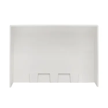 Заглушка (100х40) (2 шт) Plast Белый