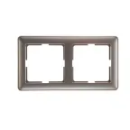 W59 Рамка 2 поста шампань