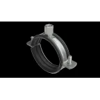Хомут для средних нагрузок с изоляцией с гайкой М8 для труб d 2''
