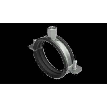 Хомут для средних нагрузок с изоляцией с гайкой М8 для труб d 2''