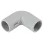 Угол 90 гр. (серый) соединительный для трубы 25мм (10шт) (10/250/4500)