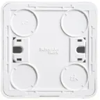 ЭТЮД Выключатель одноклавишный наружный белый сх.1