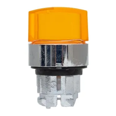 Механизм переключателя исполнительный ХB4 желтый на 3 положения возвратный без фиксации с подсветкой с короткой ручкой PROxima