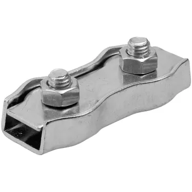 Зажим стальной 5мм Duplex для троса (1шт)